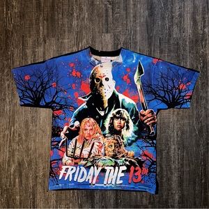Friday the 13th t shorts single stitch